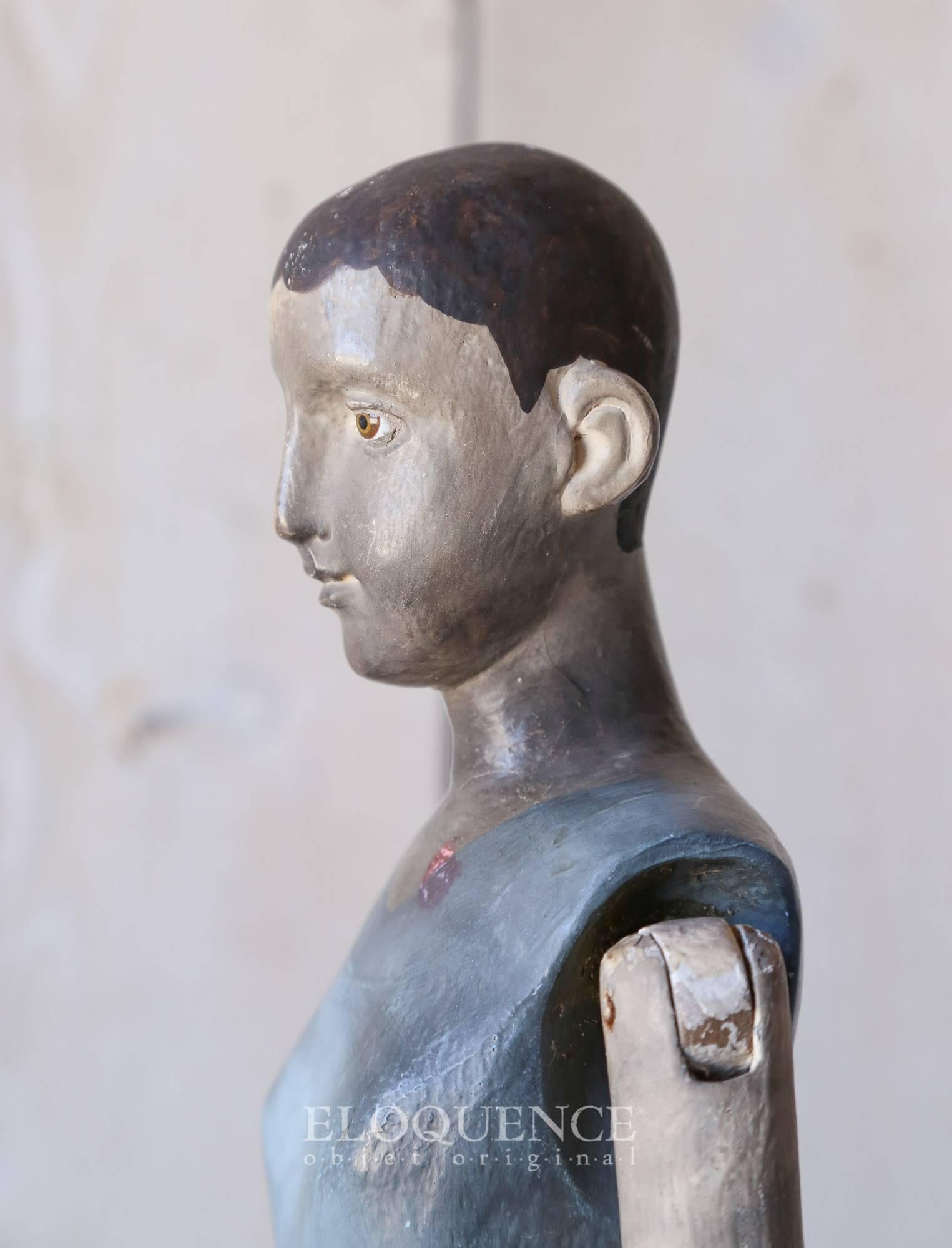 Antique Sculptor’S Figurine In Good Condition In Los Angeles, CA