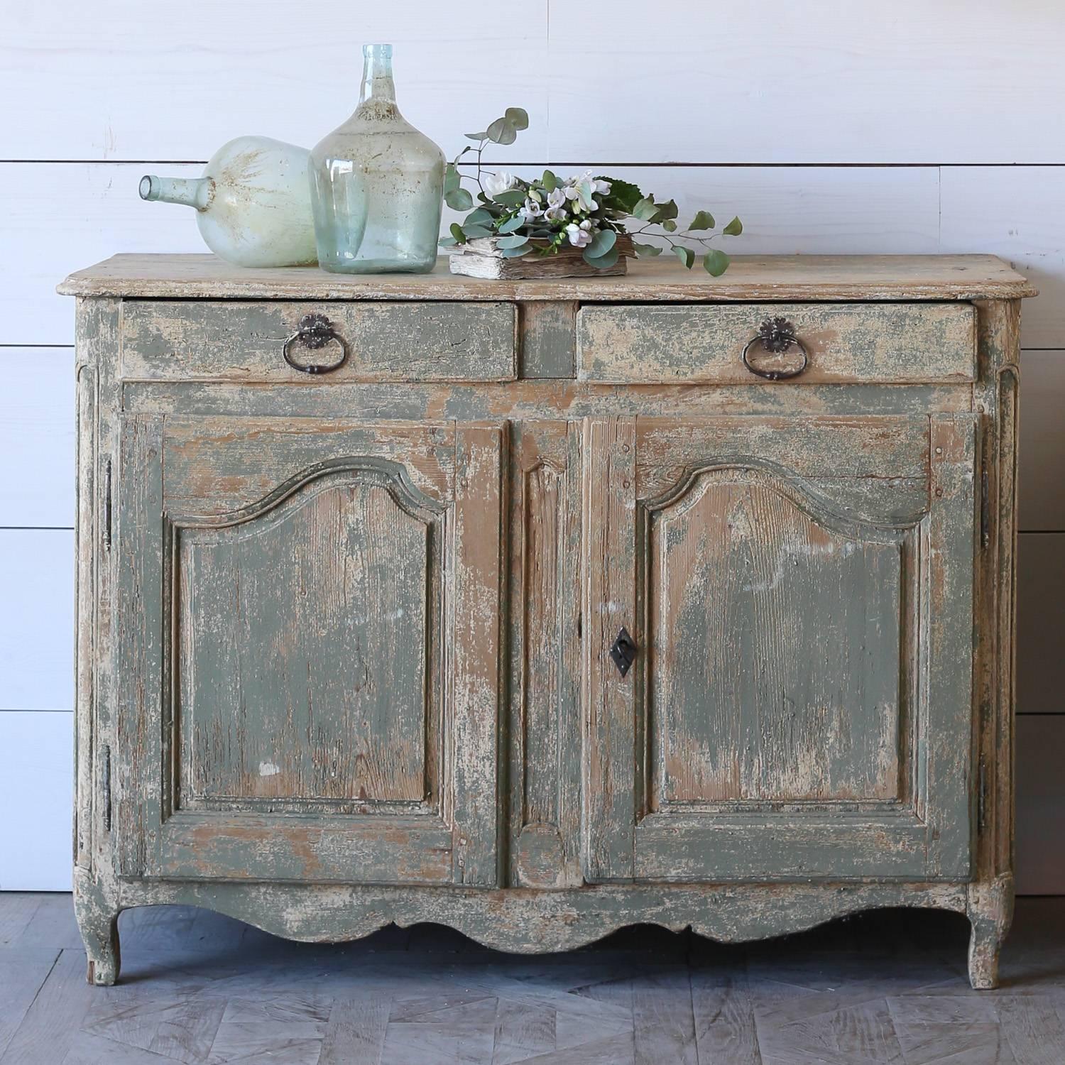 Antique Sideboard in Old Pine, 1800 2