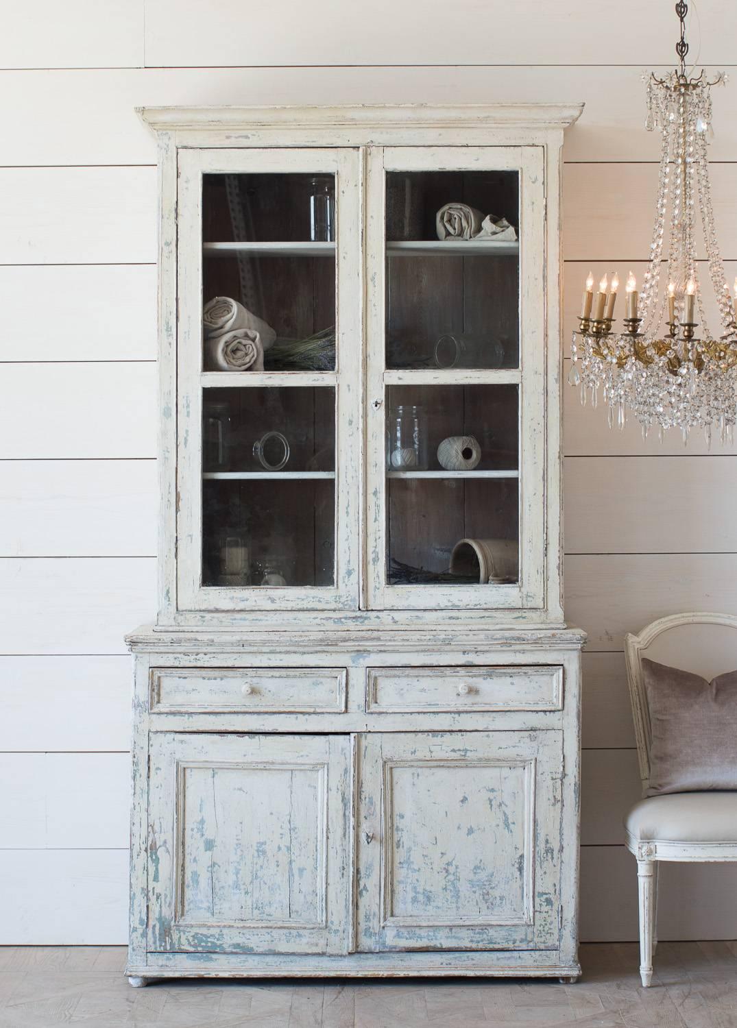 19th Century Farmhouse Style Antique Cabinet, 1880 For Sale