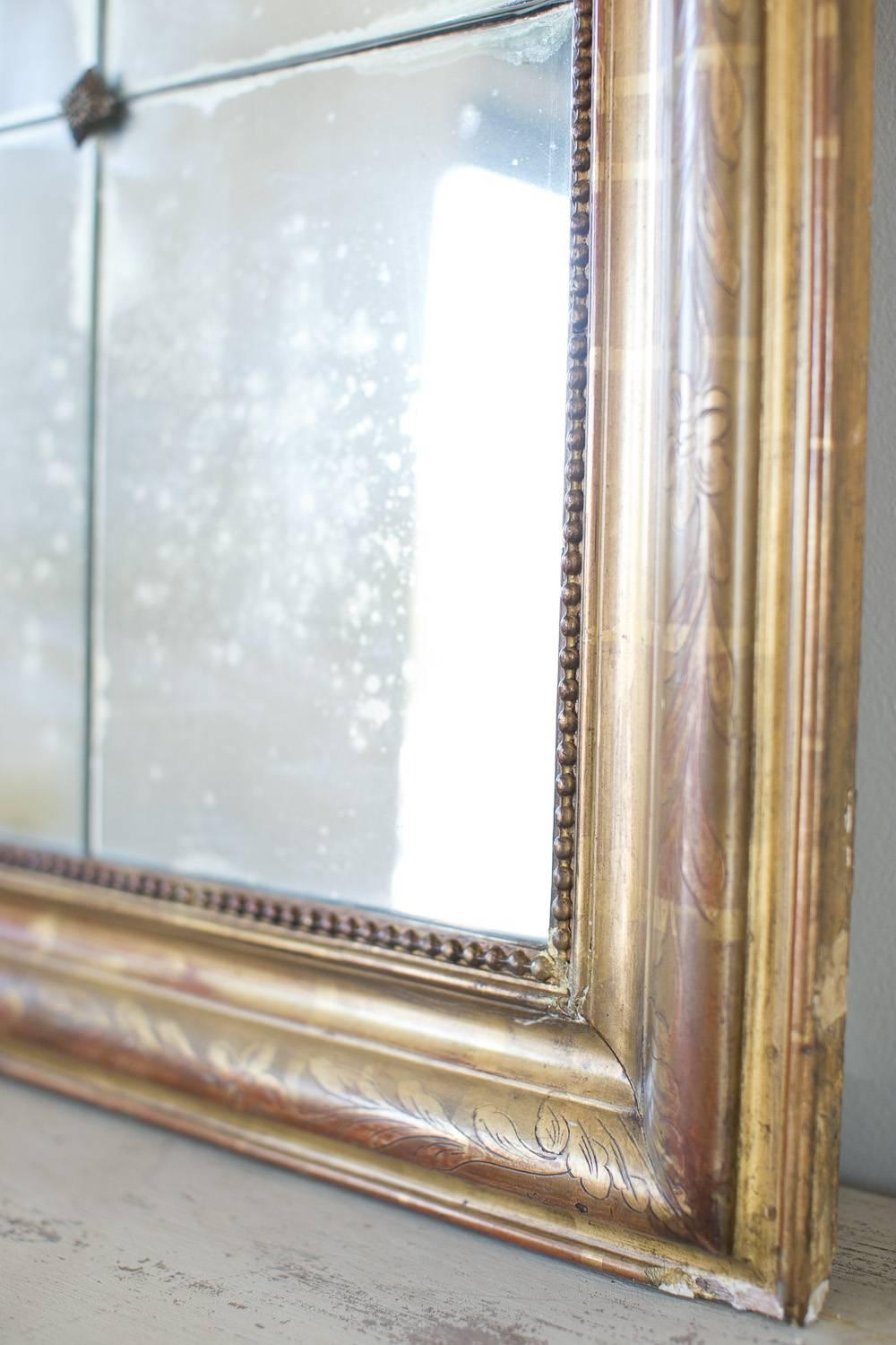Antique French Louis Philippe Mirror, 1880 3