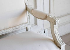 White-Washed Vintage Sofa: 1940