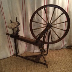 19th Century Spinning Wheel