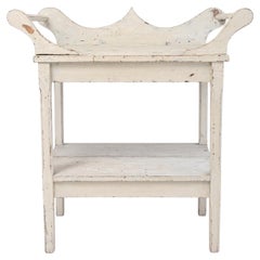 Late 19th Century American Painted Pine Two-Tier Washstand, c. 1870
