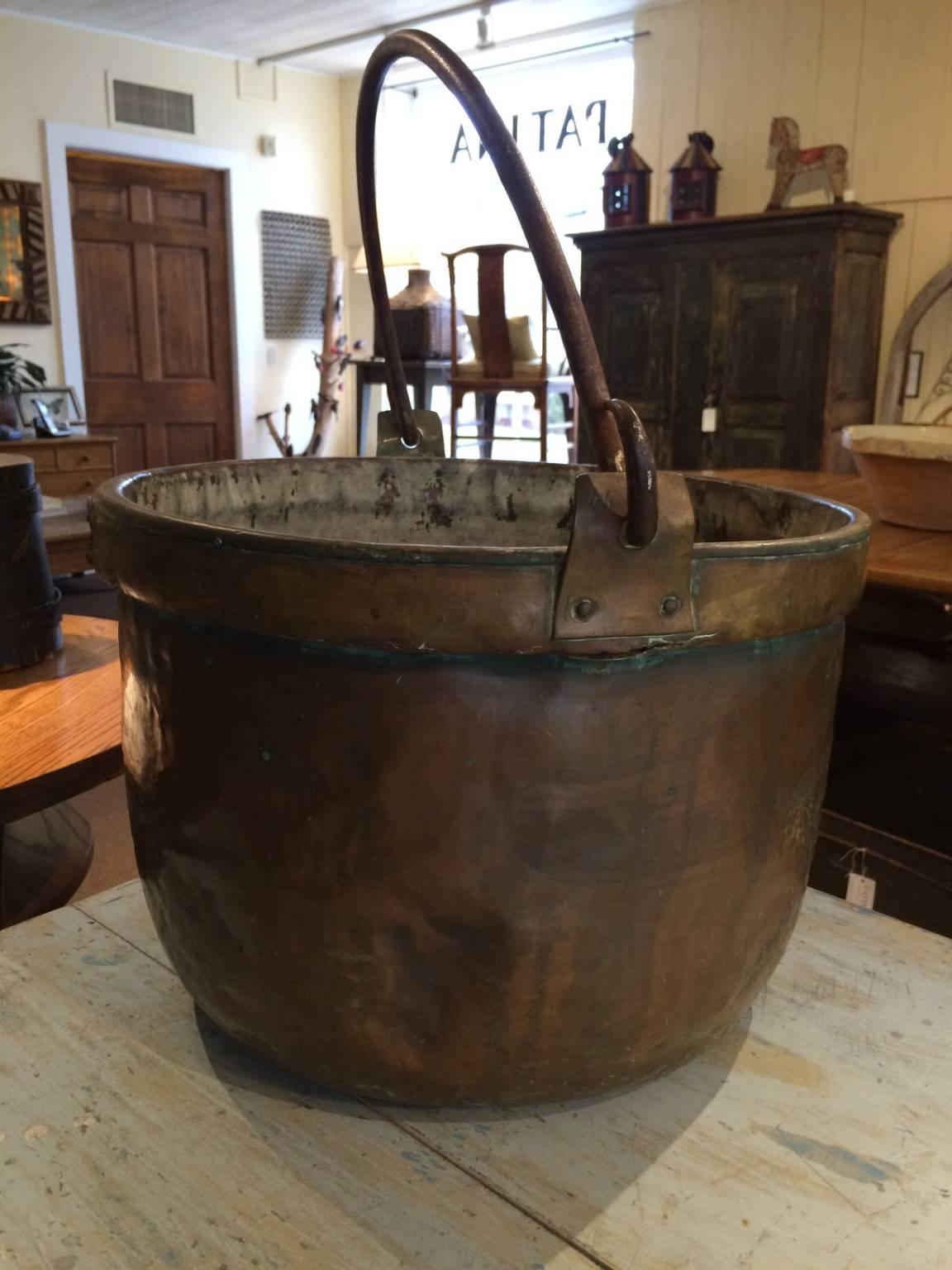North American Large Copper Pot For Sale