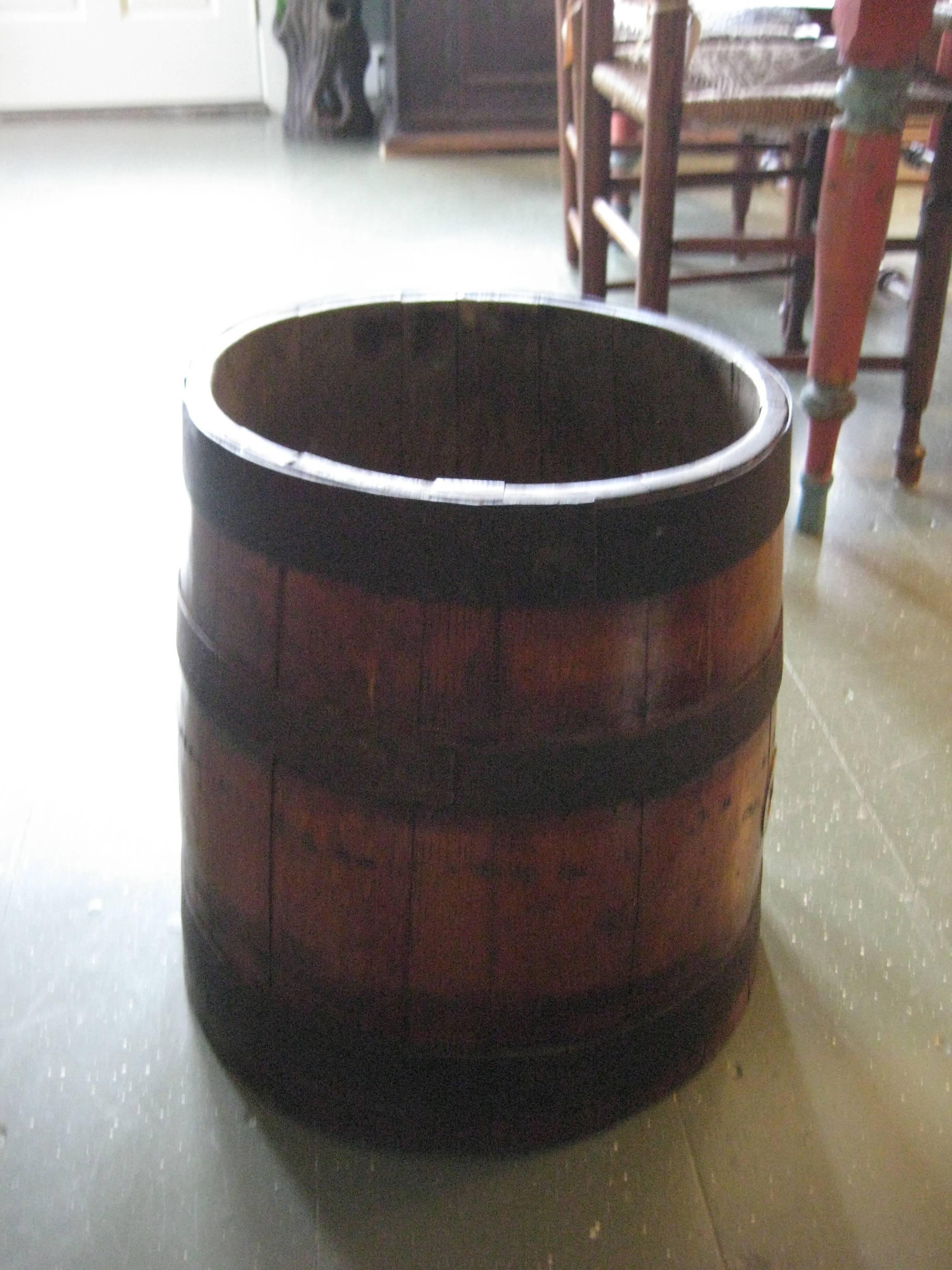 18th Century and Earlier Ship's Biscuit Barrel 