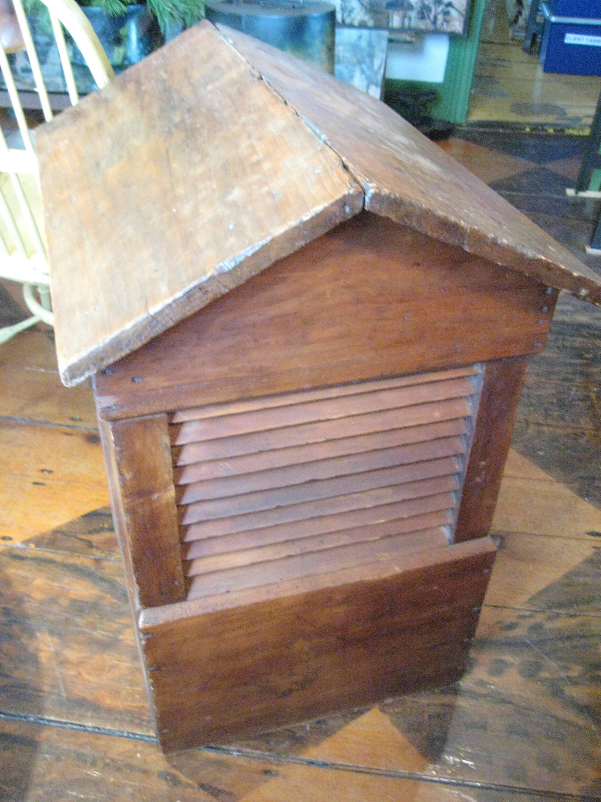 19th Century Cupola Form Wood/Storage Box In Good Condition For Sale In Nantucket, MA