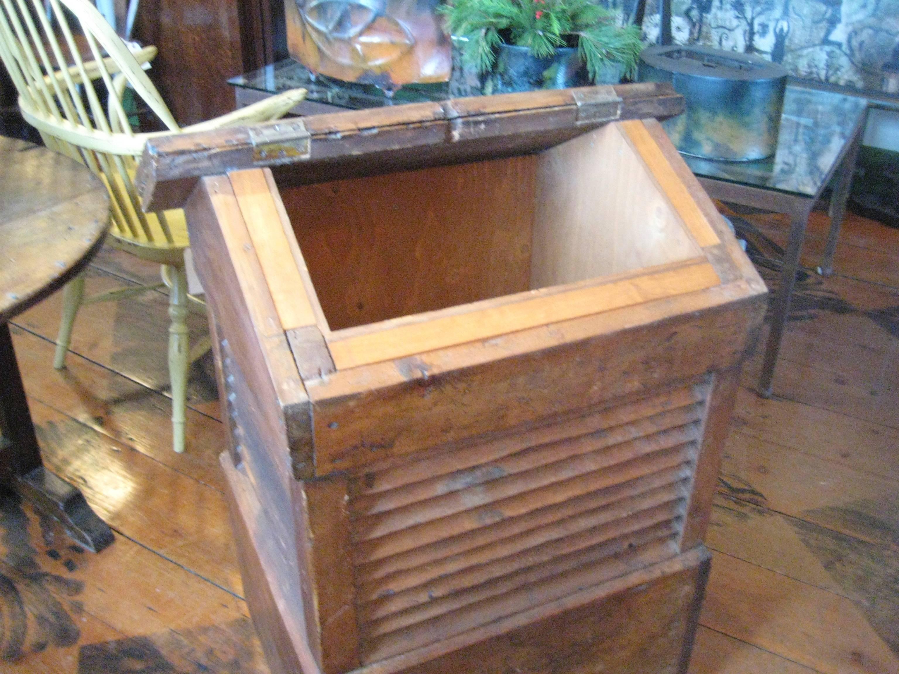 Canadian 19th Century Cupola Form Wood/Storage Box For Sale