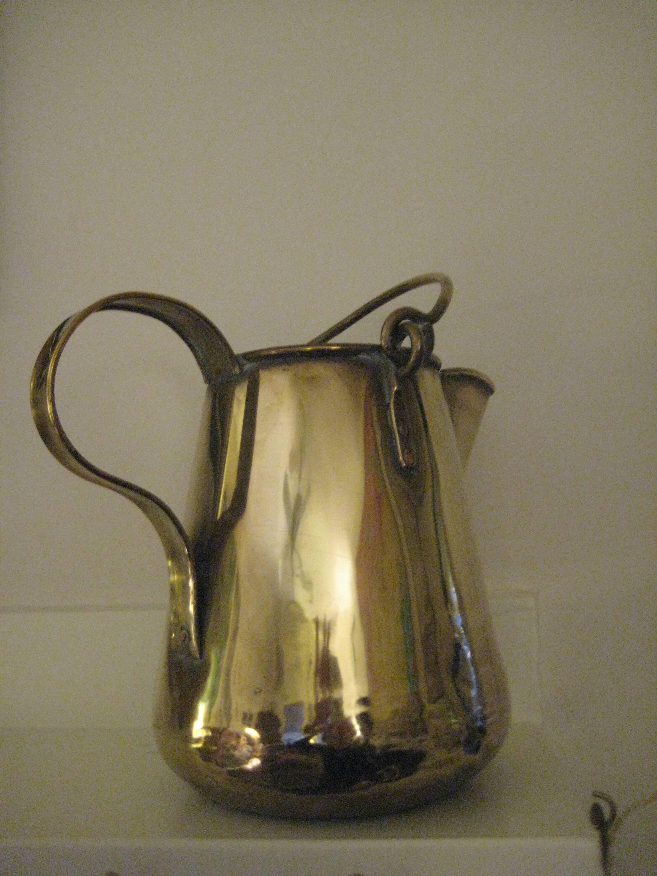 English Brass Pitcher For Sale