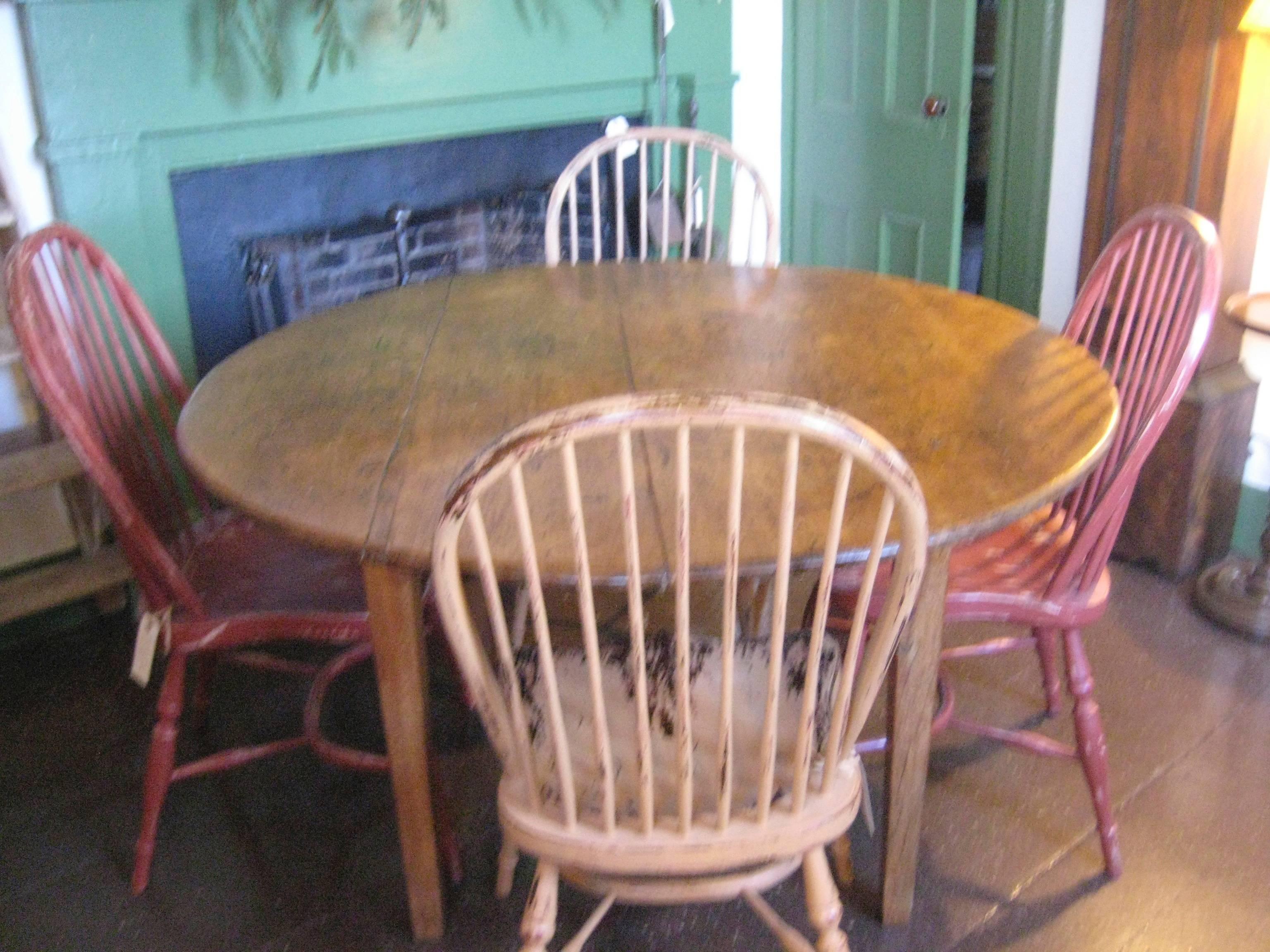 Canadian Large Round Butternut Table.