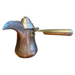 Early 19th Century Turkish Copper and Brass Coffee Pot, c. 1830