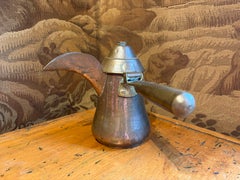 Early 19th Century Turkish Copper and Brass Coffee Pot, c. 1830