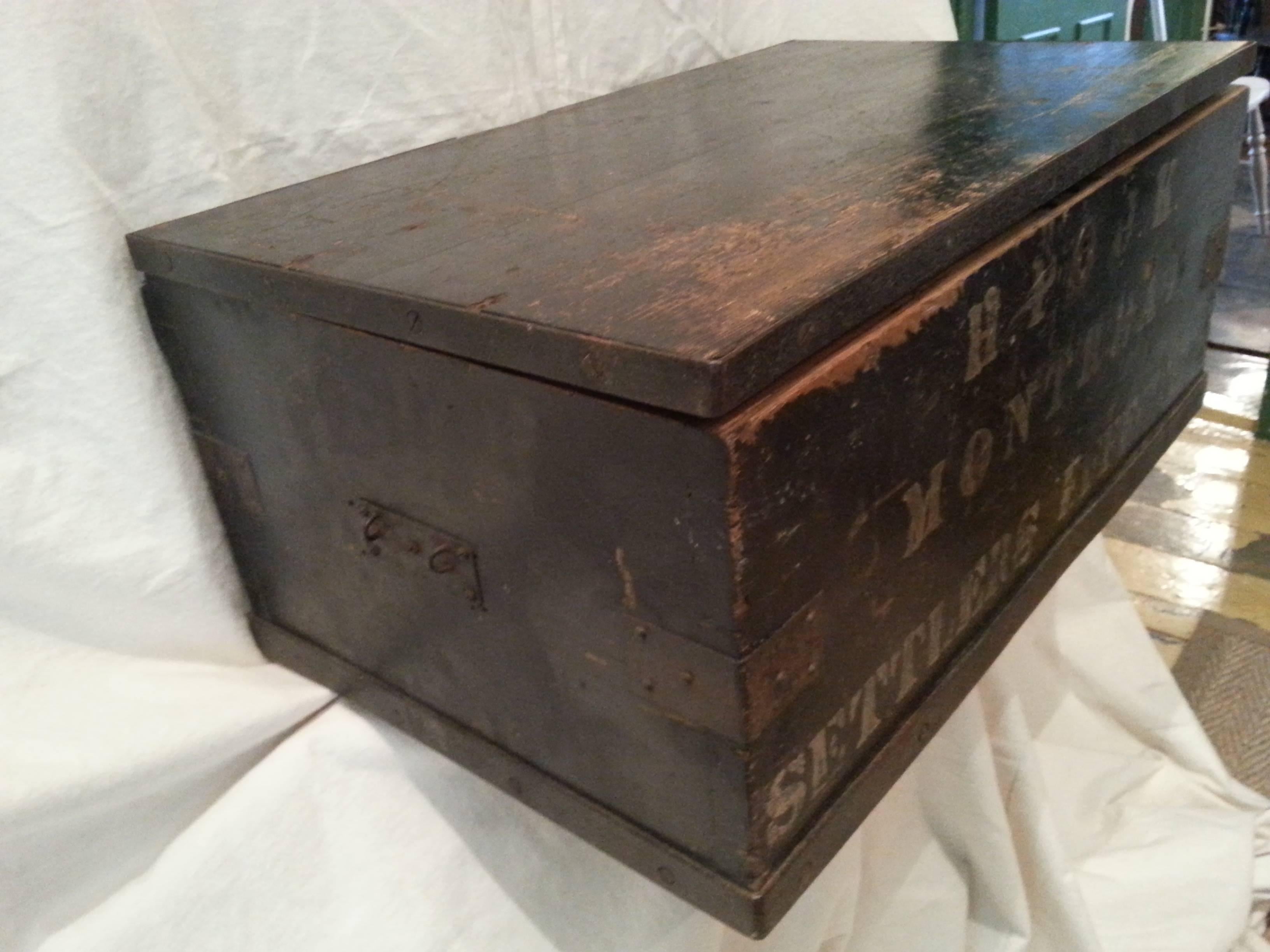 Montreal Travel Chest In Distressed Condition In Nantucket, MA