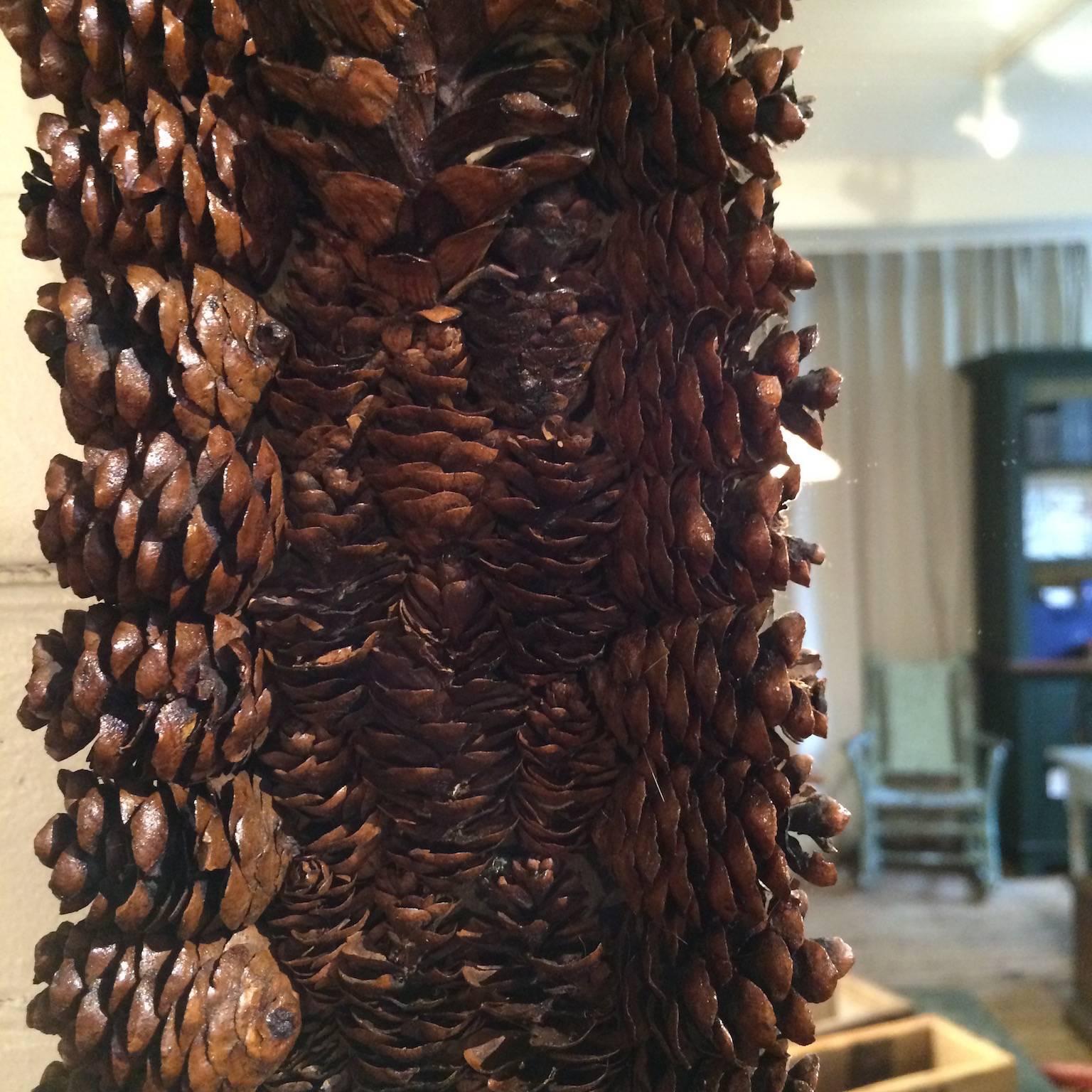 pine cone mirror