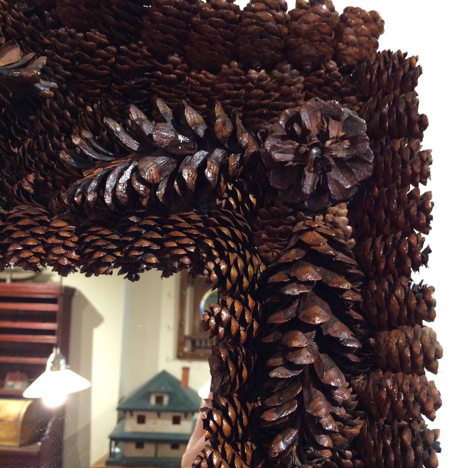 pinecone mirror