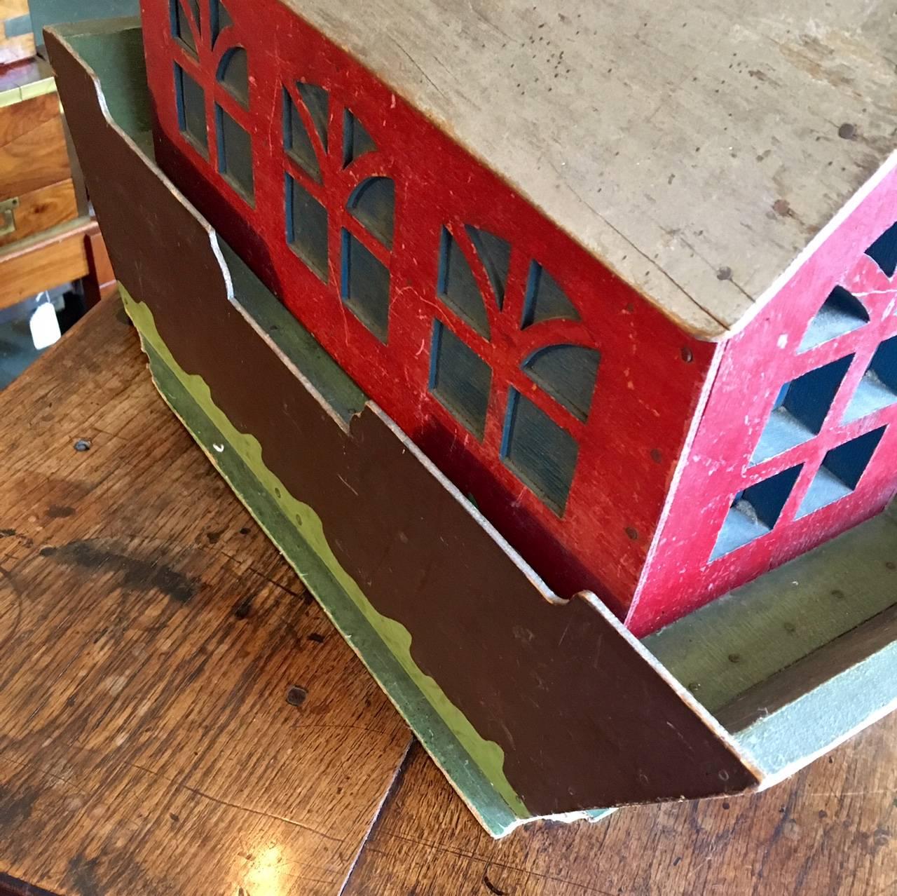 19th Century Handcrafted Folk Art Noah's Ark In Good Condition In Nantucket, MA