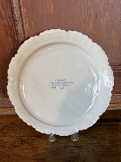 Piatti in maiolica francese con vari motivi floreali - Atelier Soleil - 4 piatti