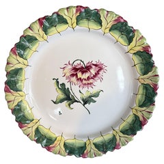 Piatti in maiolica francese con vari motivi floreali - Atelier Soleil - 4 piatti