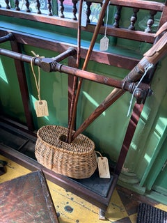 Mid-Sized Fishing Creel with Cotton Web Strap