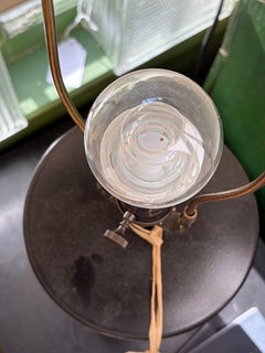 Vintage Sap Bucket in Yellow Paint Converted to Lamp