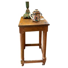 Natural Pine Joint Stool (Quebec c. 1830)