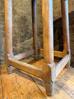 Natural Pine Joint Stool / Side Table, Quebec circa 1830