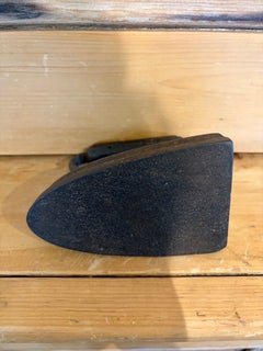 Antique American Cast Iron “UDX” Sad Iron Doorstop, circa 1890