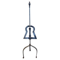 Late 18th Century Hand-Forged Wrought Iron Standing Bird Spit, c. 1780