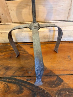 Late 18th Century Hand-Forged Wrought Iron Standing Bird Spit, c. 1780