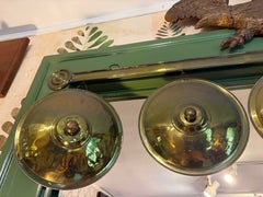Six Graduated French Pot Lids on Hanger c. 1865
