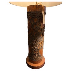 Antique Wallpaper Printing Roller Lamp c. 1800s France
