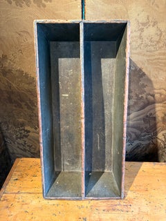 American Divided Tool Carrier in Original Dark Green Paint, circa 1900