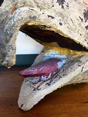 Antique TOTEM Pole Relic, Eagle or Thunderbird Beak