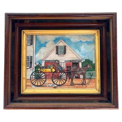 Oil Painting of “Nantucket Hook & Ladder” Fire Department by Kolene Spicher