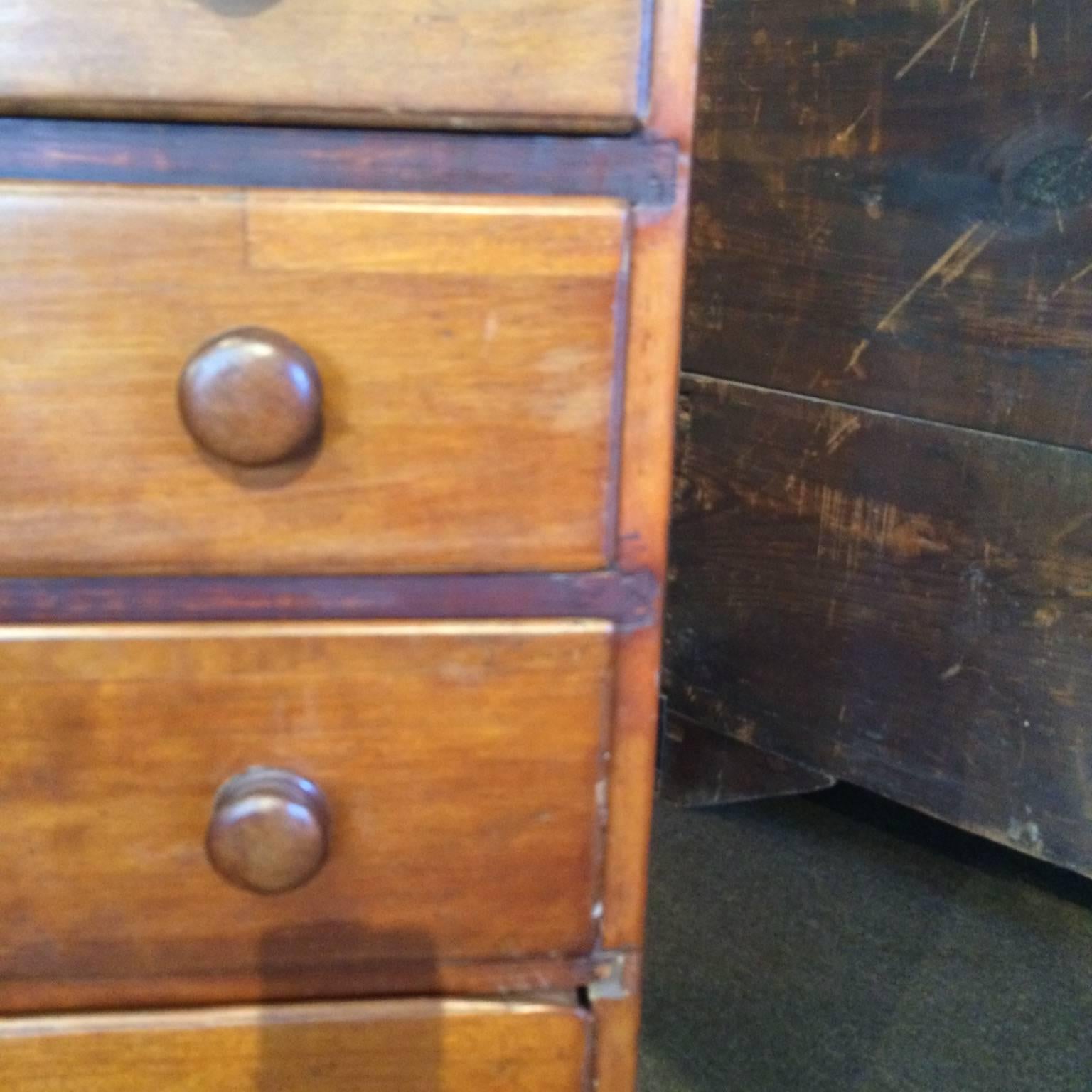 Mid-19th Century 19th Century Canadian Cherry Chest of Drawers