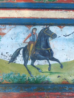 19th Century Hand-Painted Circus Rounding Board
