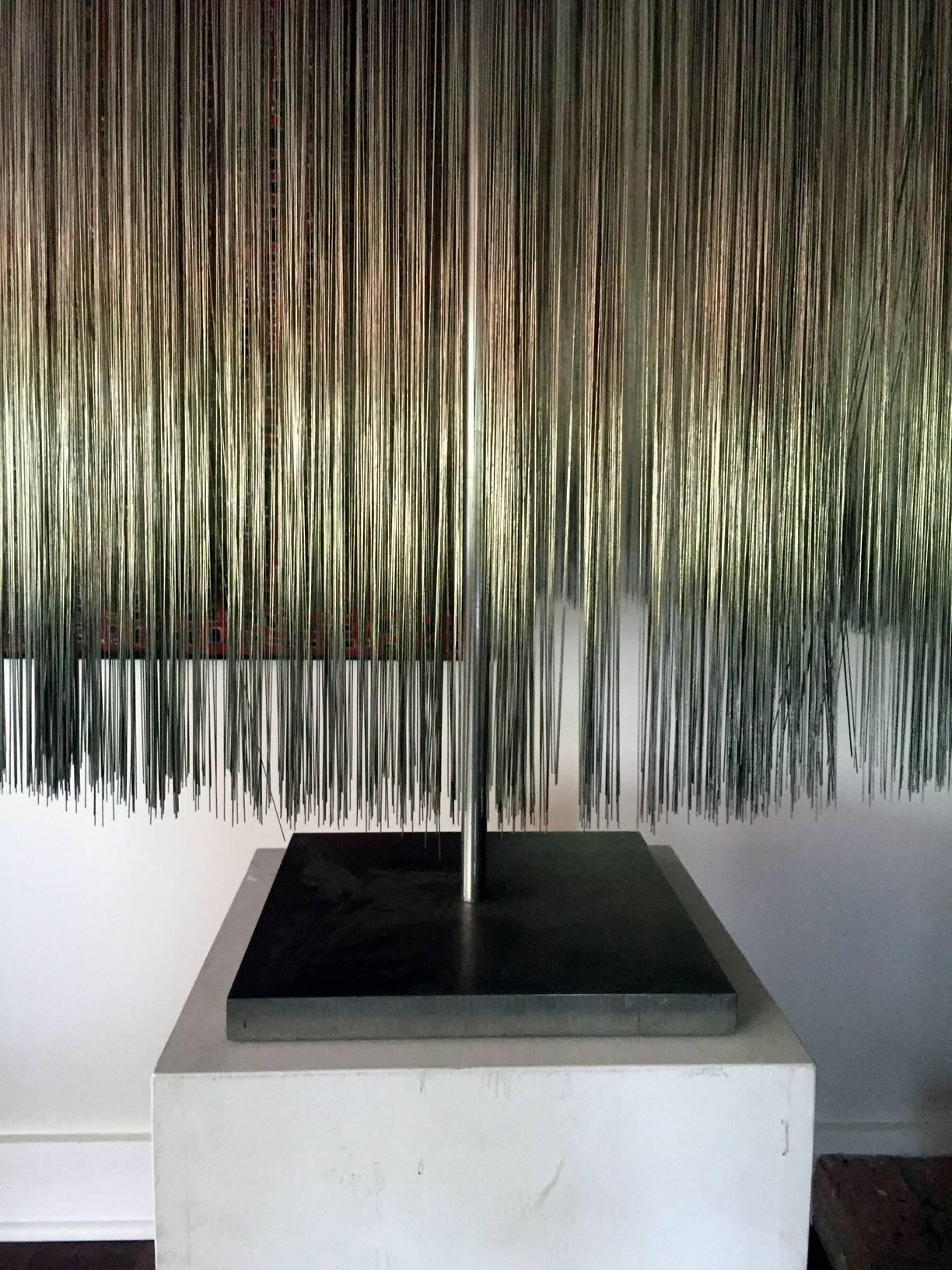 Stainless Steel Large Willow Sculpture by Harry Bertoia For Sale