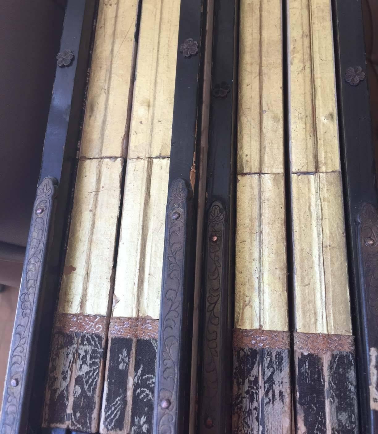 Pair of Rare Antique Japanese Folding Screens with Provenance For Sale 1