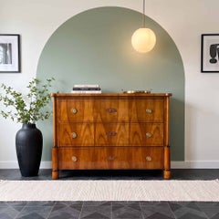 Antique Biedermeier Cherrywood Chest of Drawers, circa 1820