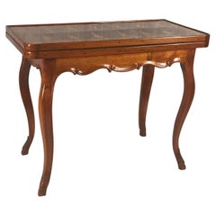 Table de backgammon italienne du XVIIIe siècle, ornée de marqueterie