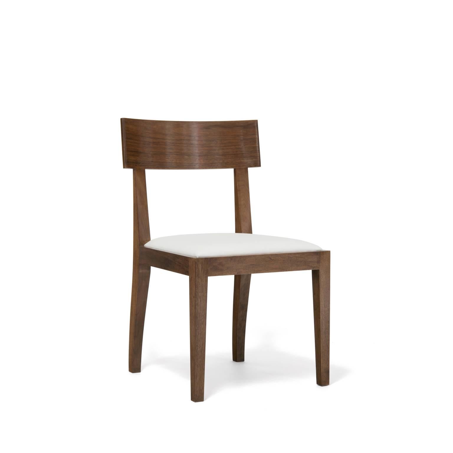 Atelier Demiurge Collection Bac Chair shown in walnut with provence finish. Inquire for finish and customization options. COM 1 yards.

Atelier Demiurge Collection pieces are made to order, and custom sizes are available. Please contact the gallery