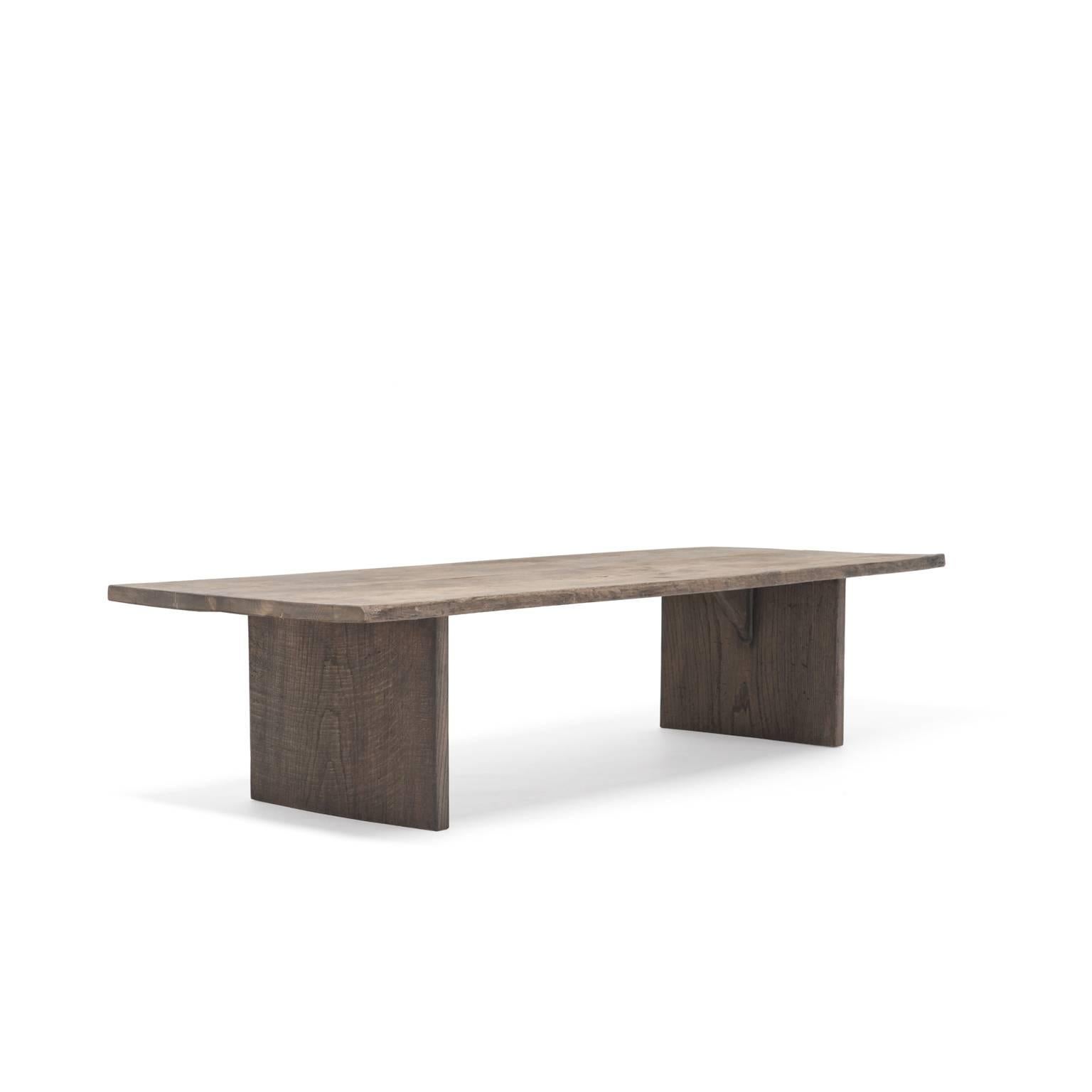 Atelier Demiurge Collection Catalonian Coffee Table shown in 18th c. chestnut with natural finish. Inquire for finish and customization options.

Atelier Demiurge Collection pieces are made to order, and custom sizes are available. Please contact