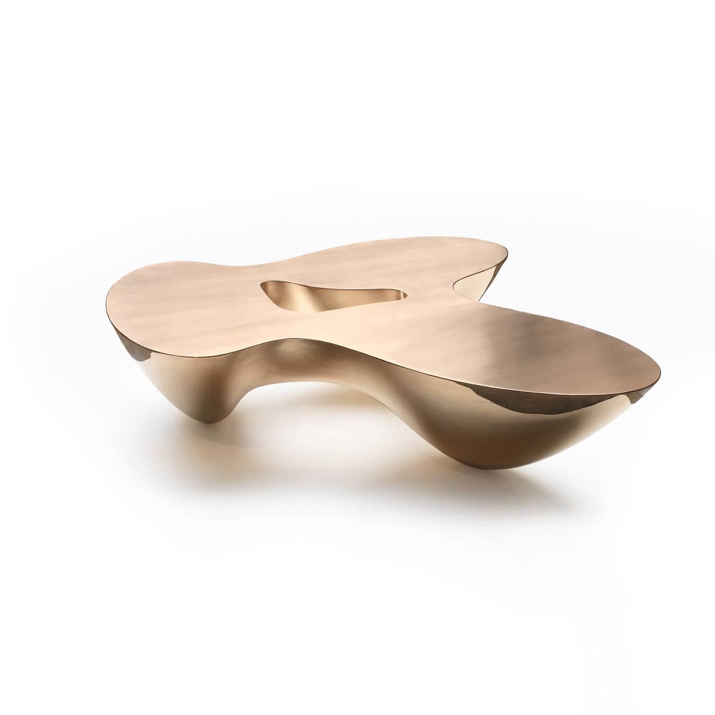 Modern Quark Bronze Coffee Table by Emmanuel Babled