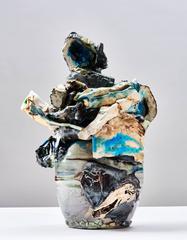 "Clusterf**k" Contemporary Porcelain Vessel by Gareth Mason