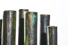 "Architectural Group", Glazed Stoneware Vase by Beate Kuhn