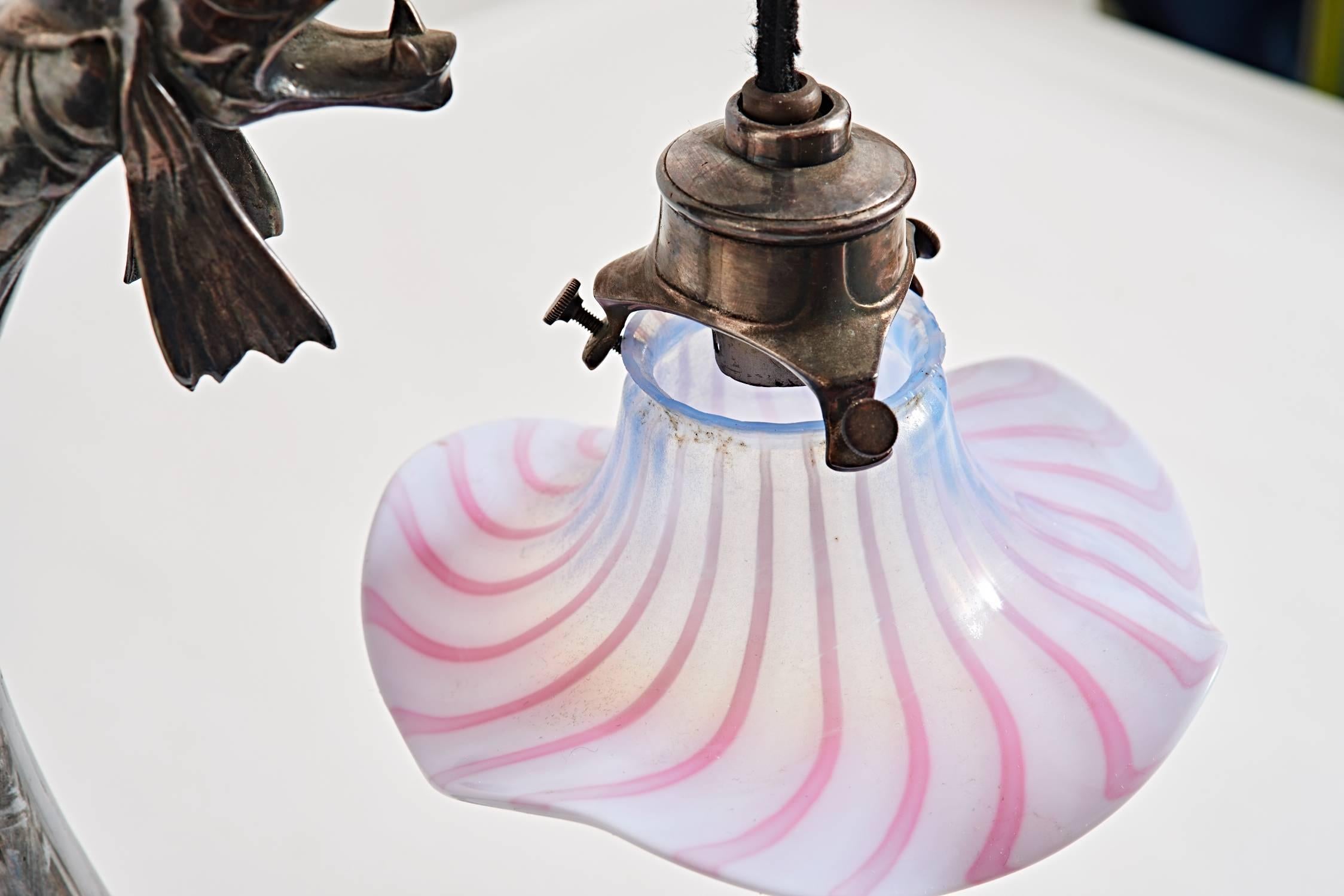 Glass Friedrich Adler Lamp
