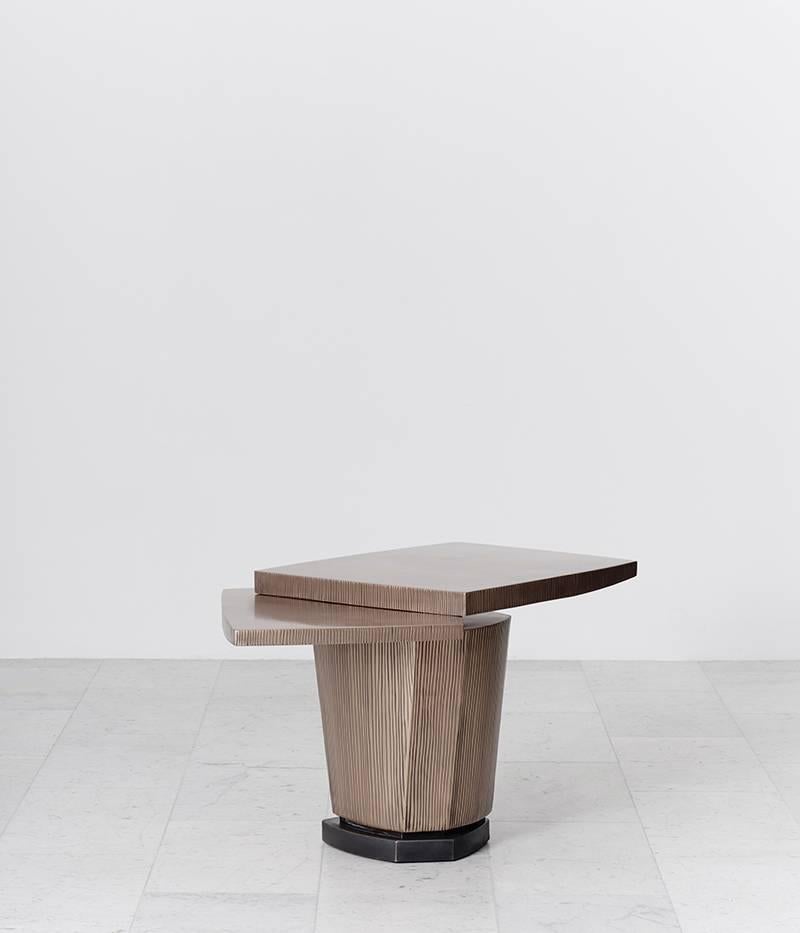 XXIe siècle et contemporain Gary Magakis, Ledges 1 Table d'appoint en bronze, États-Unis, 2016 en vente