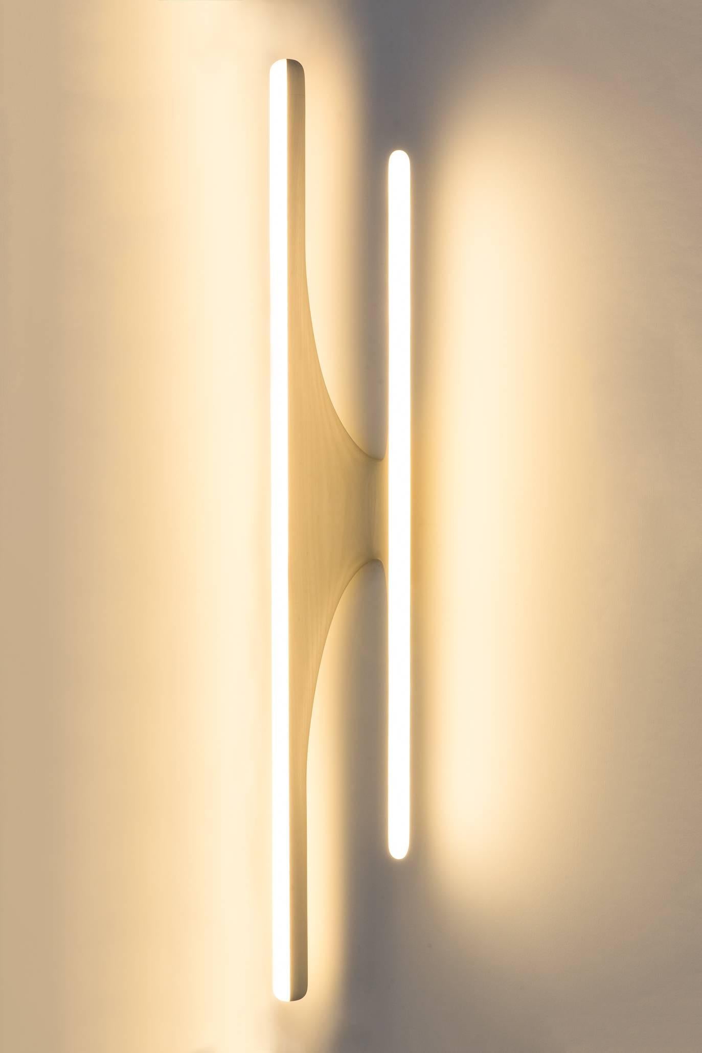 Markus Haase, Scultura di luce in frassino e onice, USA, 2016 in vendita 2