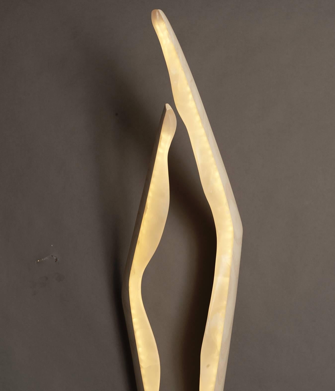 Markus Haase, Applicazione da parete in frassino e onice, USA, 2015 in vendita 1