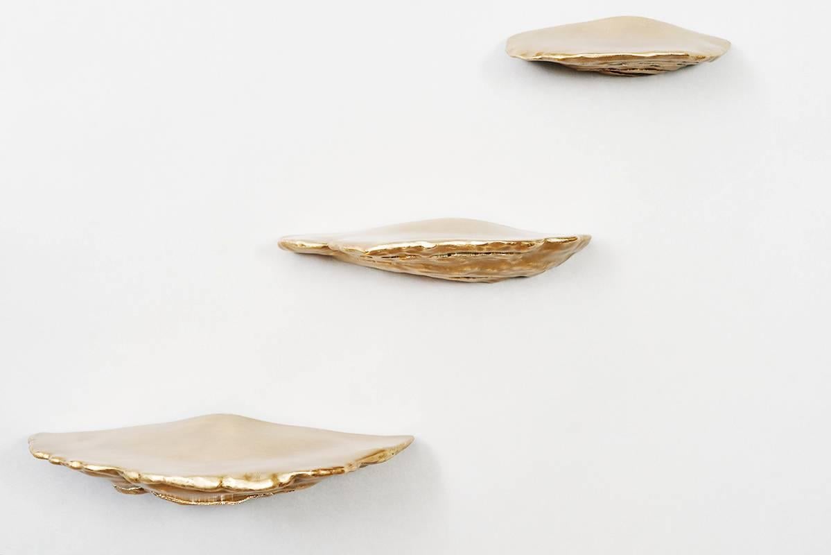 Contemporary Erin Sullivan, Bronze Mushroom Shelves, USA, 2015 For Sale