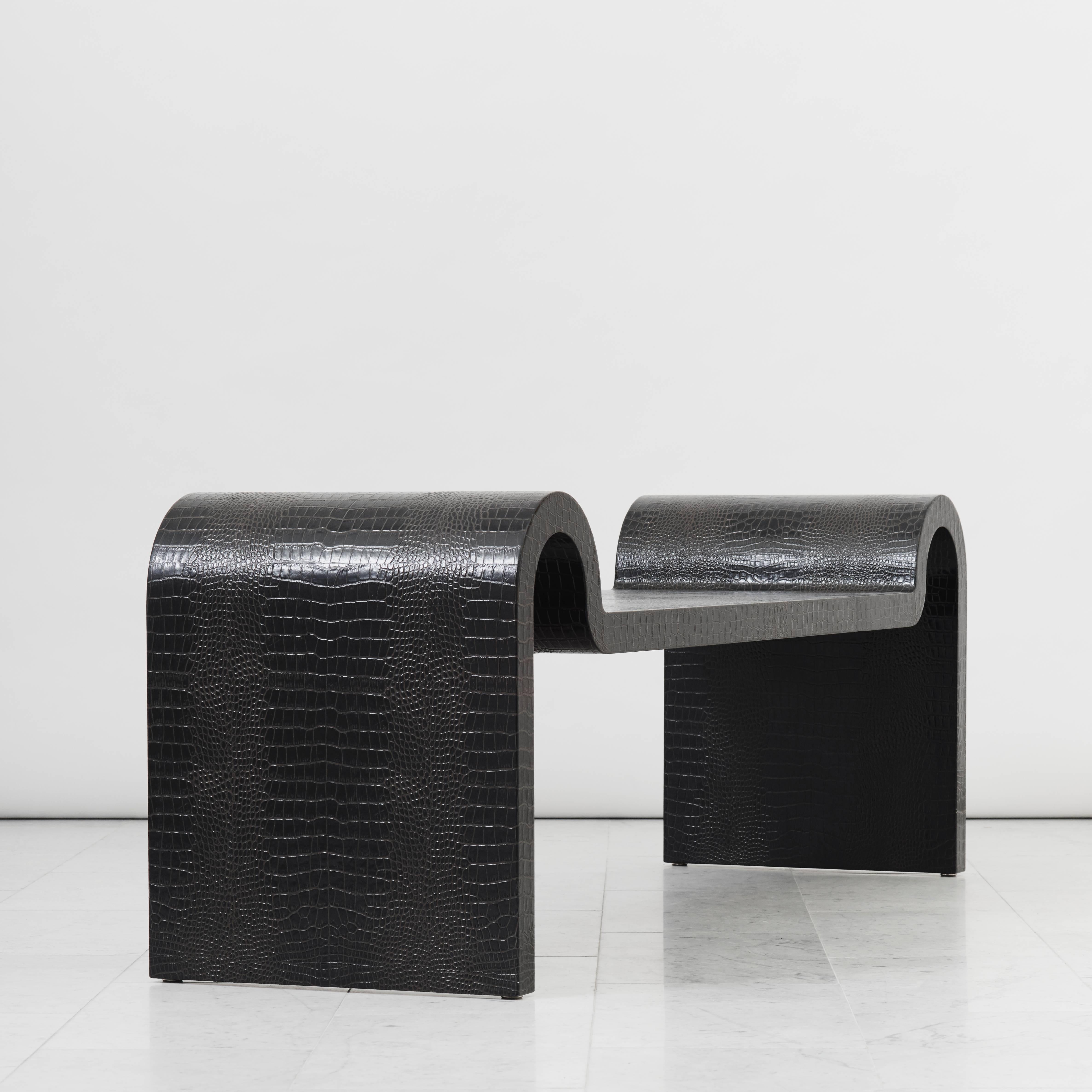 Américain Banc de sculpture Karl Springer Ltd, États-Unis, 2016 en vente